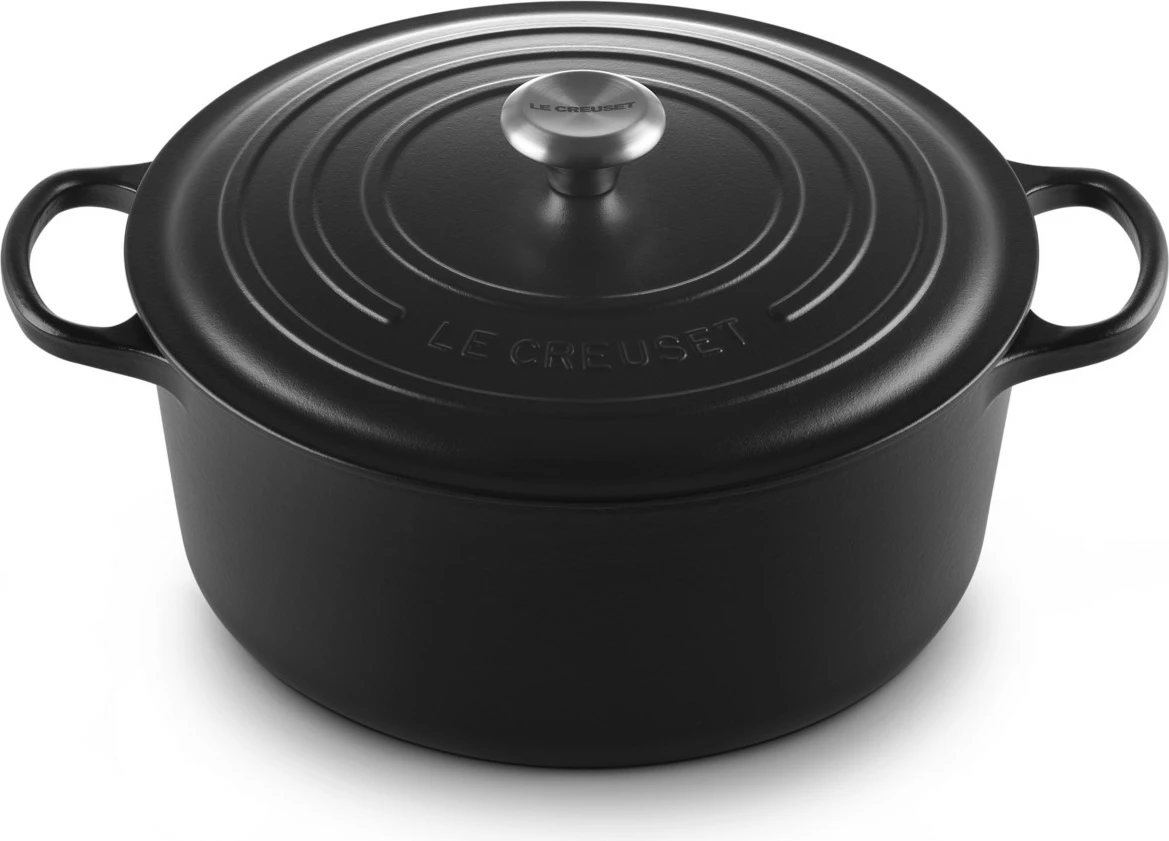 Gospodinjska posoda Le Creuset Signature 8,1 L, 30 cm, lito železo, črna