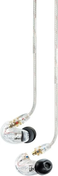 Slušalke profesionalne Shure SE215 Pro, prozorno bela