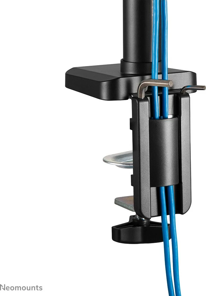 Dvojni nosilec za monitor za mizo, Neomounts DS70-750BL2, Clamp/Grommet, 7 kg, 43,2 cm (17"), 68,6 cm (27"), 100 x 100 mm, črn