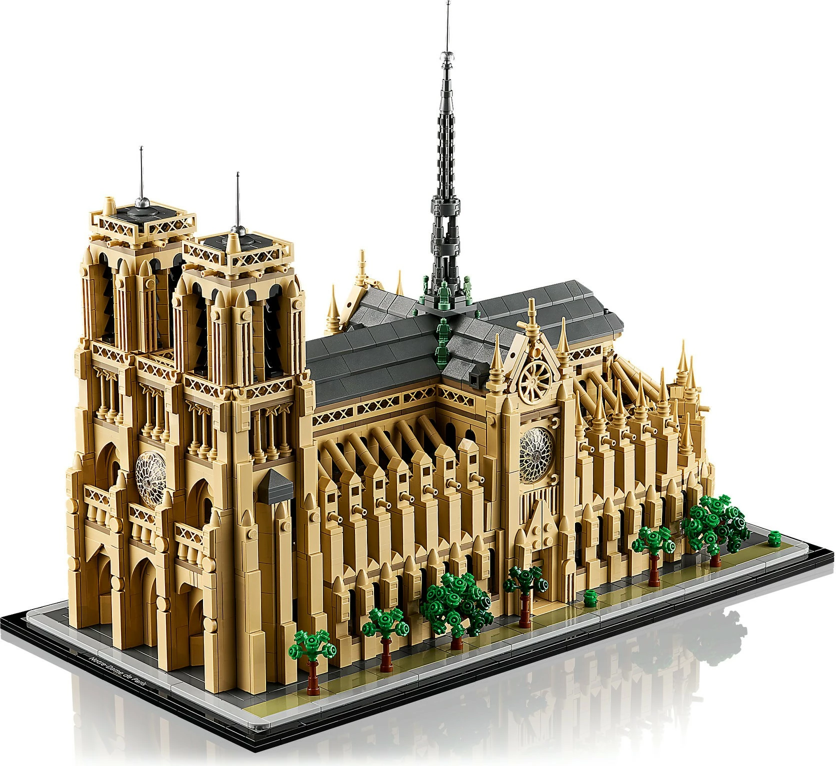 Model Notre-Dame de Paris, LEGO Architecture, 4383 kosov, plastika, večbarven