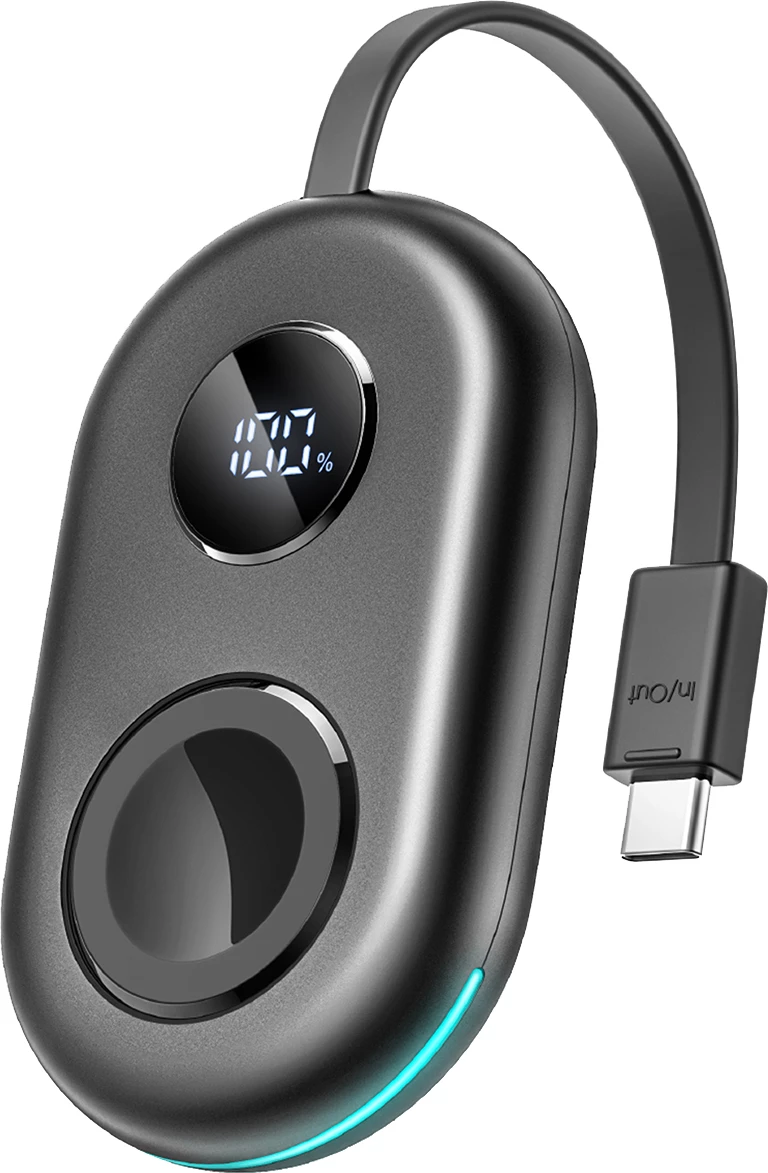 Brezžični polnilec za Apple Watch Joyroom JR-W09, 2500 mAh, z USB-C kablom, črn
