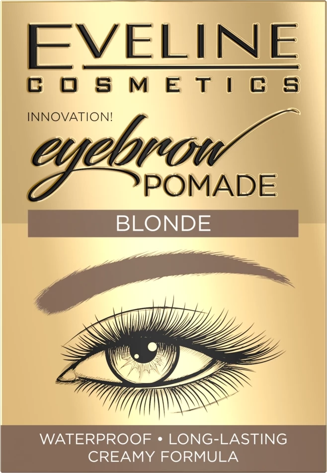 Pomada za obrvi Eveline Cosmetics Blonde, 1 kos