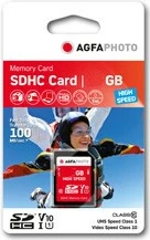 SDHC kartica 16 GB, Class 10, 100 MB/s, črna — AgfaPhoto