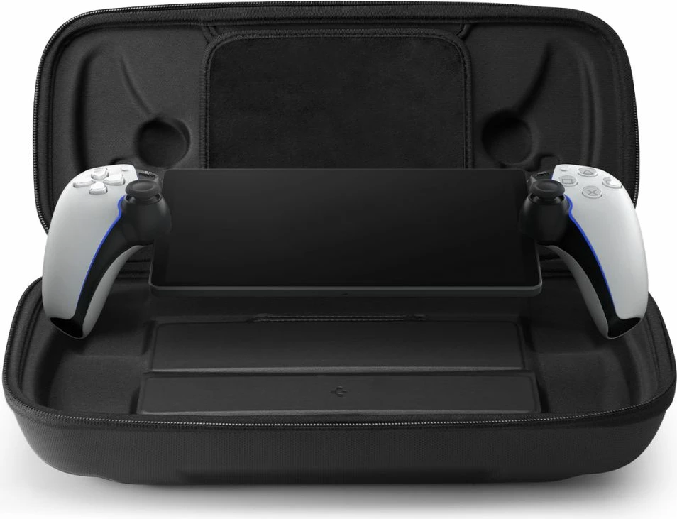Ovitek za Sony PlayStation Portal Spigen Rugged Armor Pro, črn