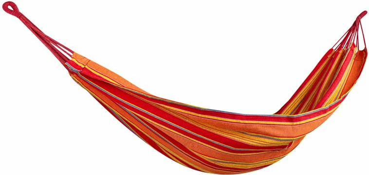Hamak iz bombaža Spokey IPANEMA, oranžen, za moške, ženske in otroke