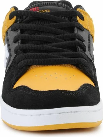 Skate čevlji Manteca 4 Skate, DC Shoes, moški, črni z rumenimi