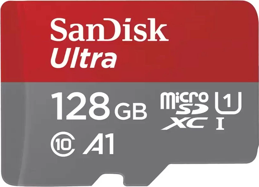 Kartica spomina SanDisk Ultra 128GB microSDXC, 140 MB/s, z adapterjem