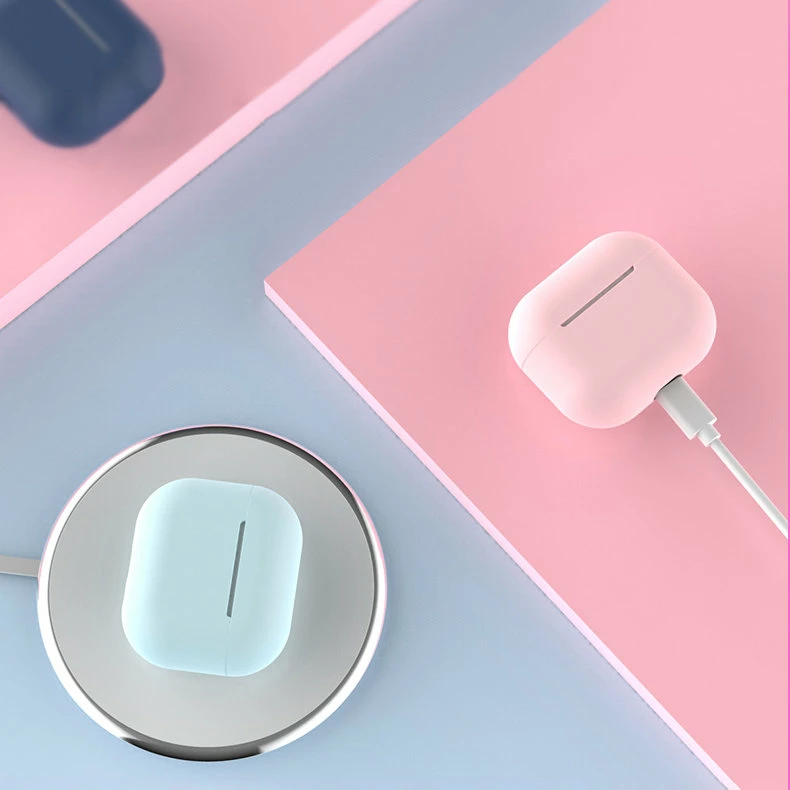 Silikonski ovitek za AirPods Pro Hurtel, moder