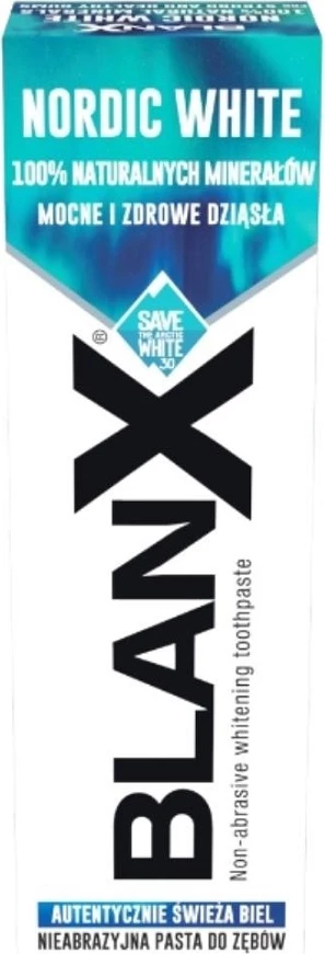 Zobna pasta Nordic White BlanX, beljenje, 75 ml
