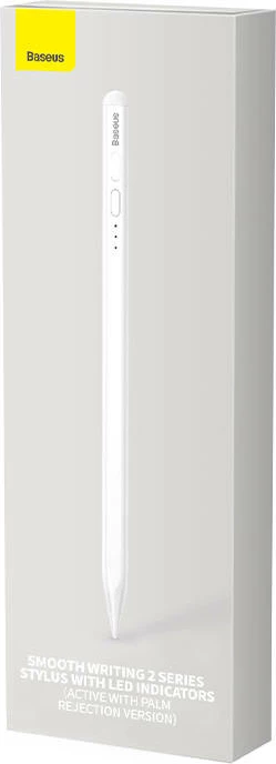 Svinčnik za zaslon na dotik Baseus Smooth Writing 2 SXBC060402 za iPad, bel