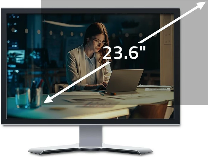 Zasebni filter 23,6", 16:9, Qoltec RODO