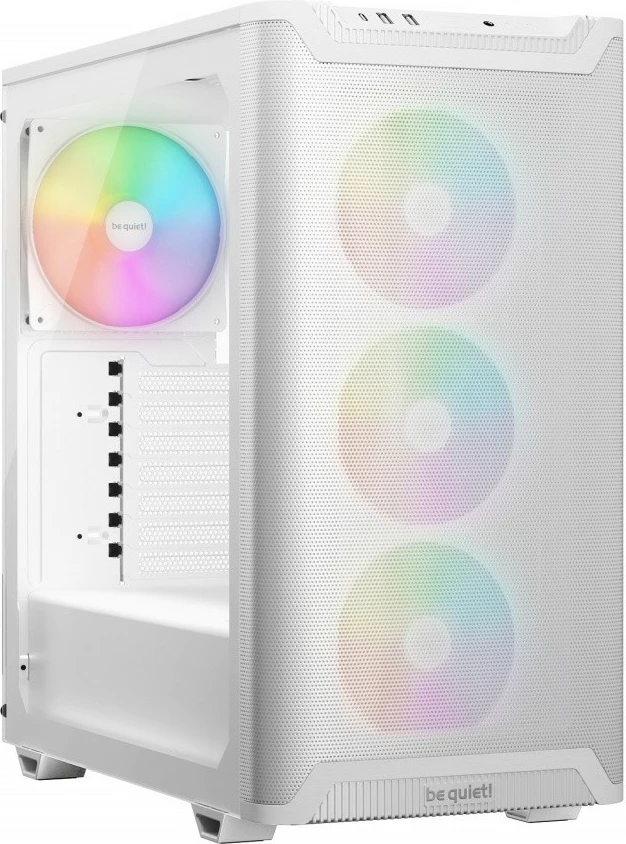 Ohišje Pure Base 501 LX ARGB, Be quiet!, Midi Tower, belo