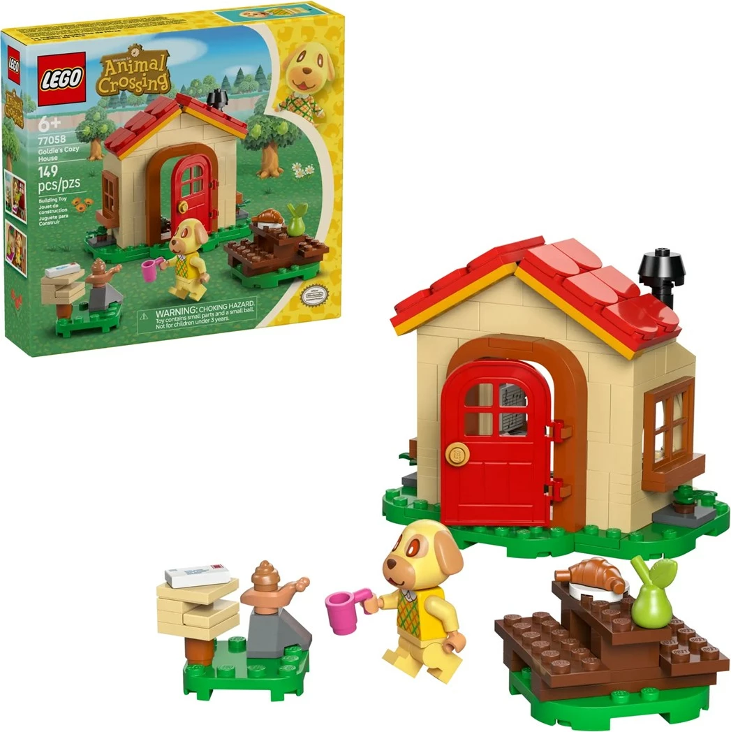Prijetna hiška Goldie iz LEGO Animal Crossing 77058, 149 kosov