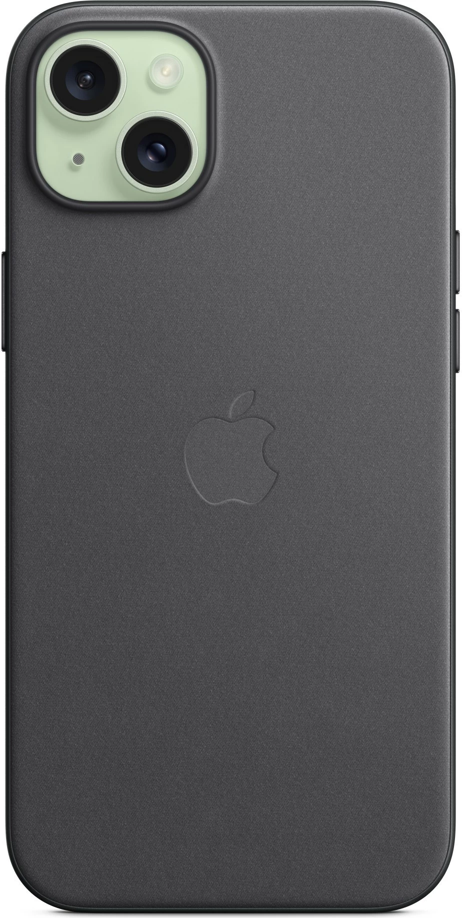 Zaščitni ovoj FineWoven za iPhone 15 Plus, Apple, MagSafe, črn