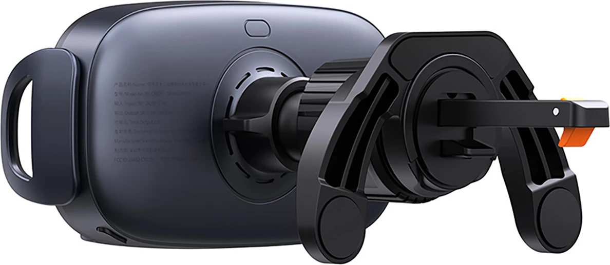 Brezni polnilec z brezžičnim polnjenjem 15W Baseus LightChaser BS-CM029 za avto, črn