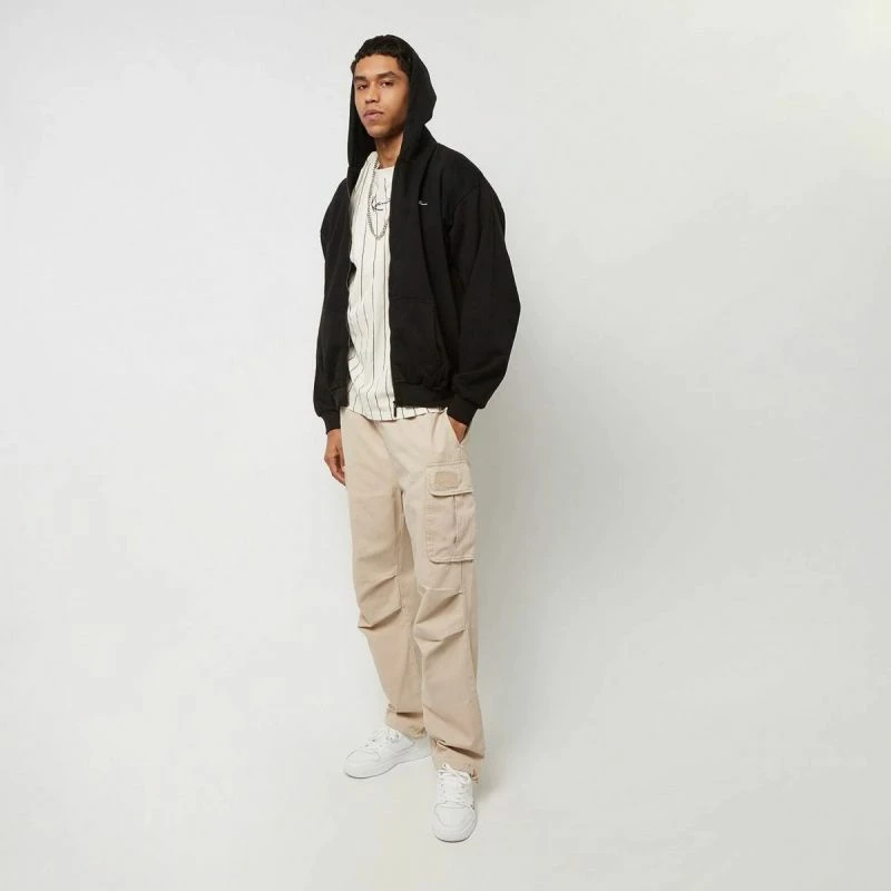 Duks CHEST SIGNATURE ESSENTIAL ZIP HOODIE, Karl Kani, črn
