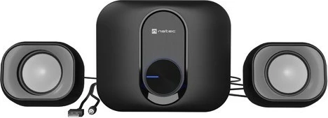 Zvočni set 2.1 z subwooferjem, 11 W RMS, Natec PUG, črn
