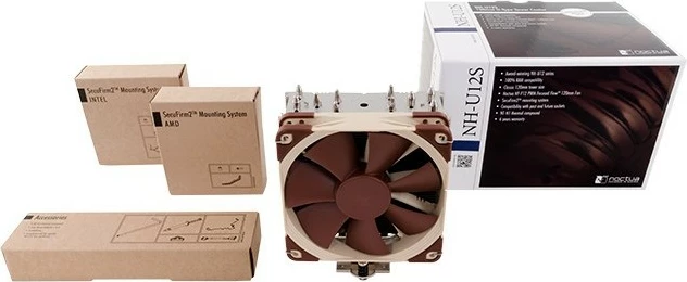 Hladilnik procesorja Noctua NH-U12S, 12 cm, 1500 RPM, rjav
