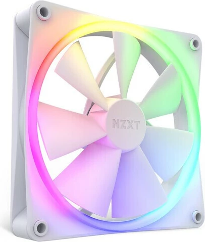 Ventilator 140 mm z RGB osvetlitvijo, NZXT F140, bel