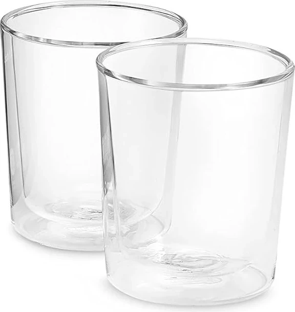 Termo kozarci DeLonghi DLSC318, 400 ml, 2 kosa, prozoren