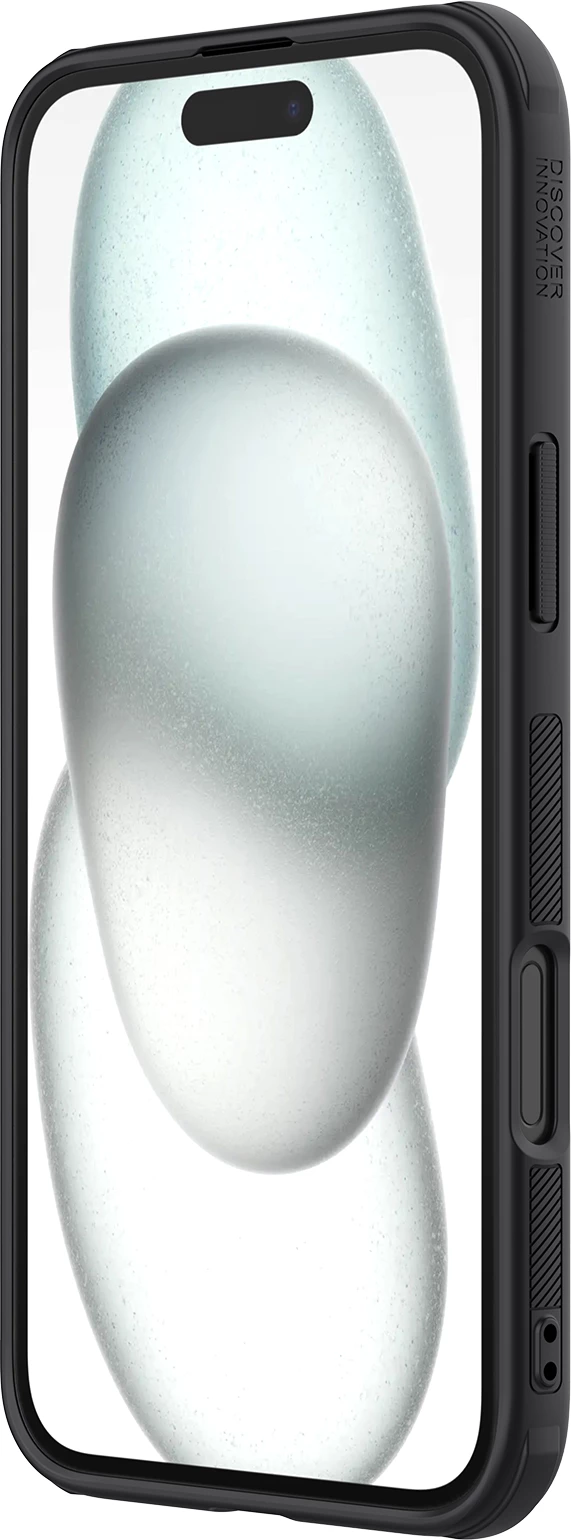 Ovitek za telefon Nillkin Super Frosted Shield Pro Magnetic za iPhone 16, črn