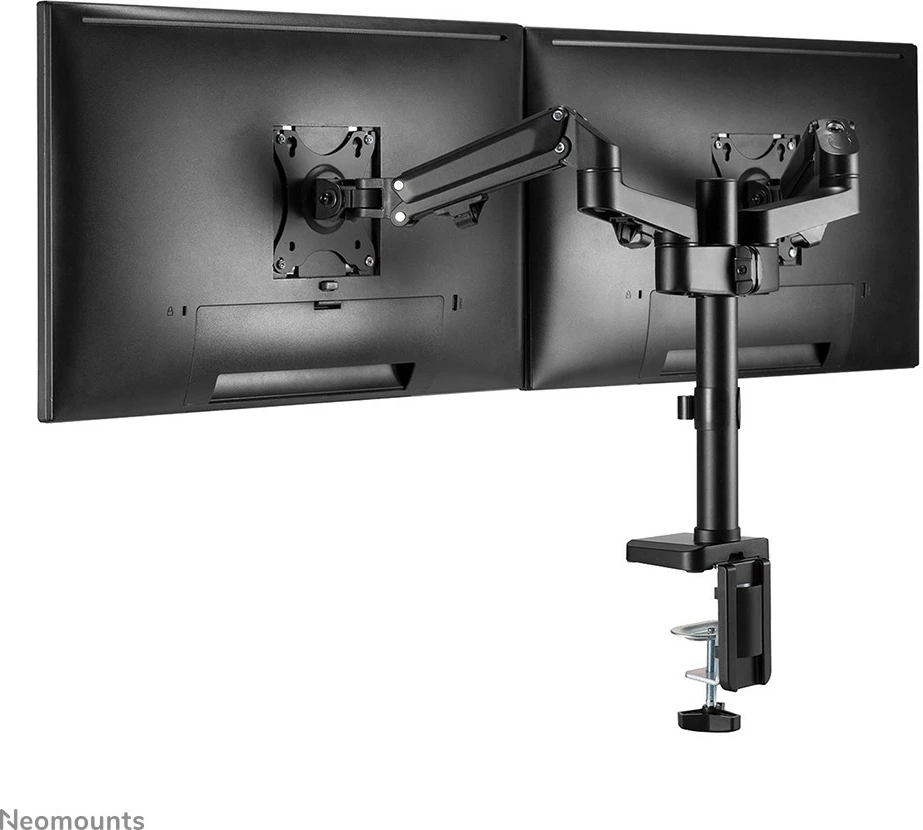 Dvojni nosilec za monitor za mizo, Neomounts DS70-750BL2, Clamp/Grommet, 7 kg, 43,2 cm (17"), 68,6 cm (27"), 100 x 100 mm, črn