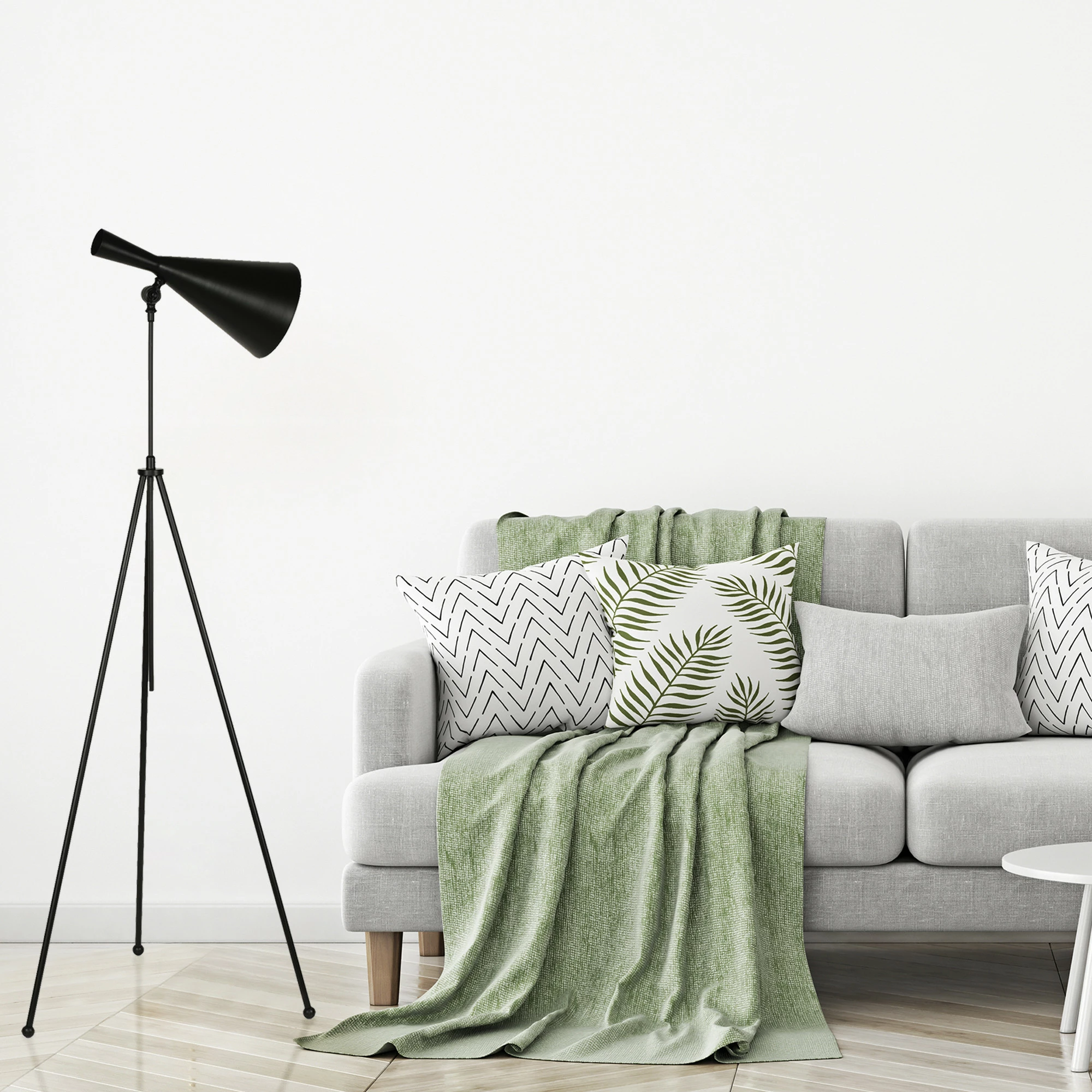 Stoječa svetilka Opviq E8000, črna