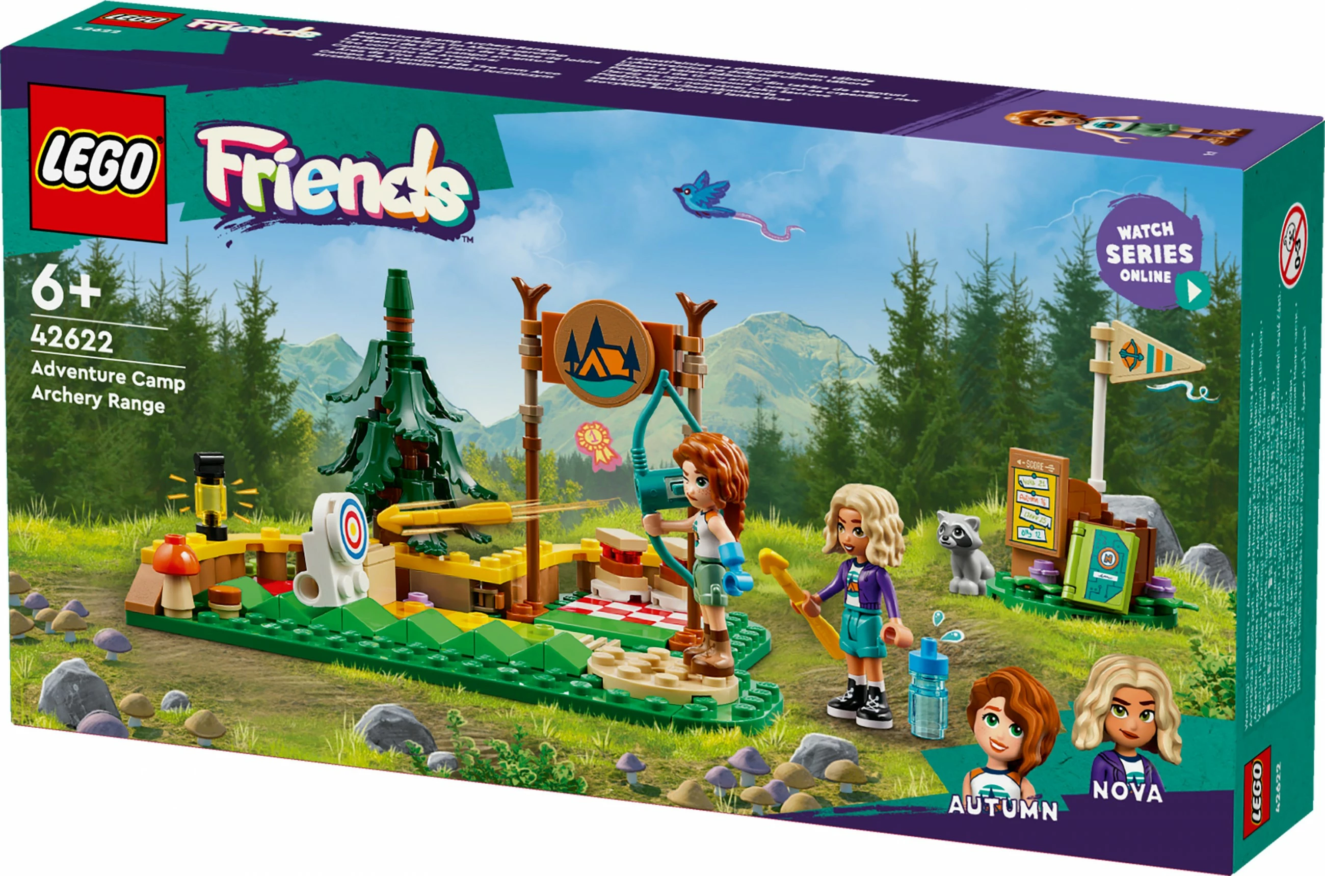 Set za gradnjo avanturistični kamp LEGO Friends 42622, večbarven