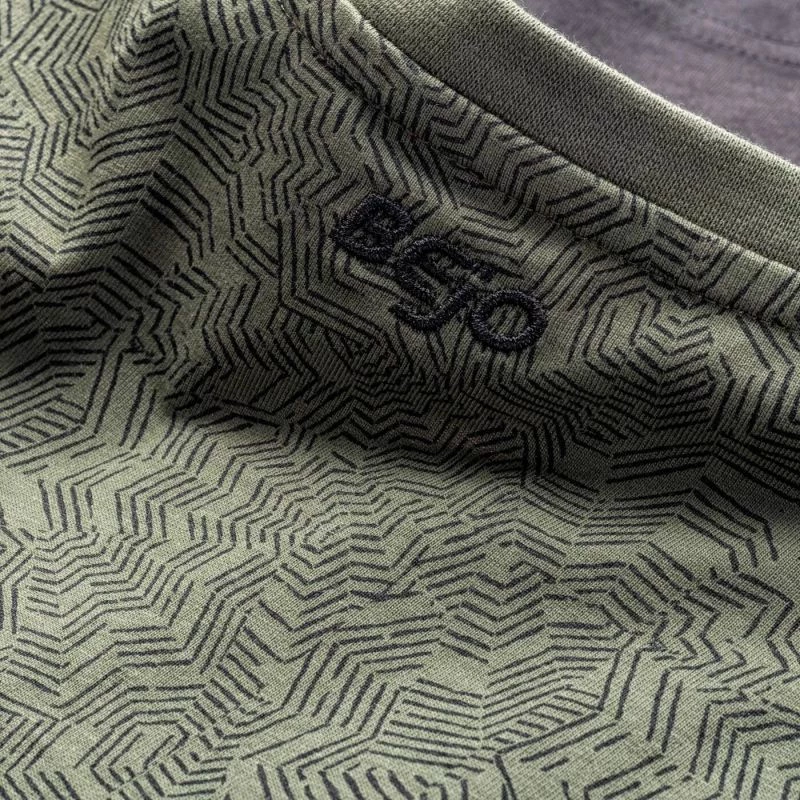 Majica za fante Bejo Twotone Jr, črna in zelena