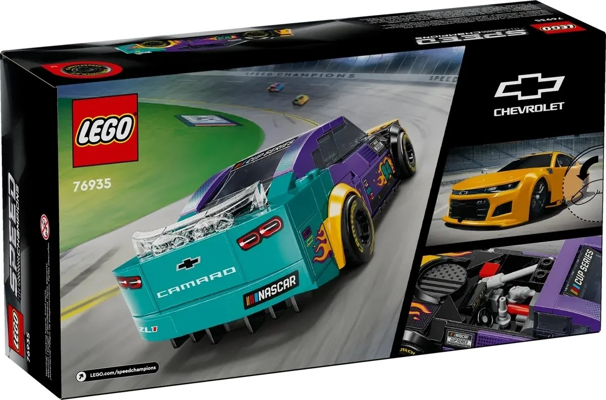 Set SPEED CHAMPIONS NASCAR Next Gen Chevrolet Camaro ZL1, LEGO 76935