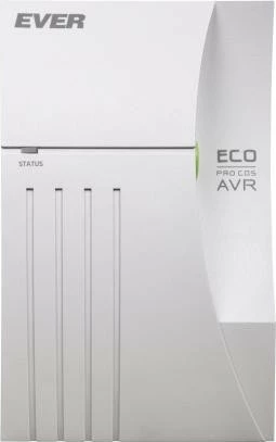 UPS za zaščito energije EVER ECO Pro 1000 AVR CDS, 1000 VA, stolp, siv