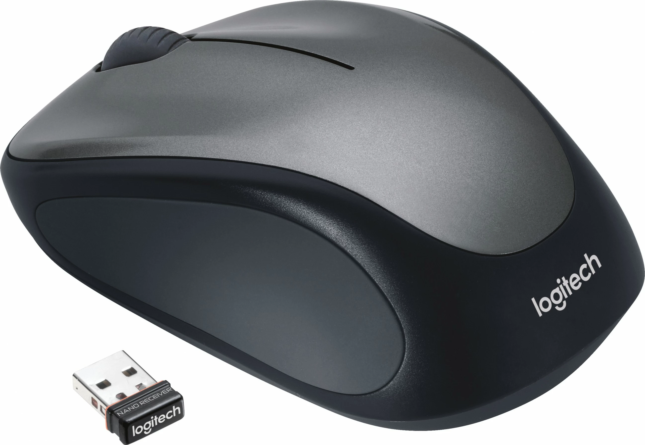 Optični brezžični miš Logitech M235, ambidekstralna, 1000 DPI, siva