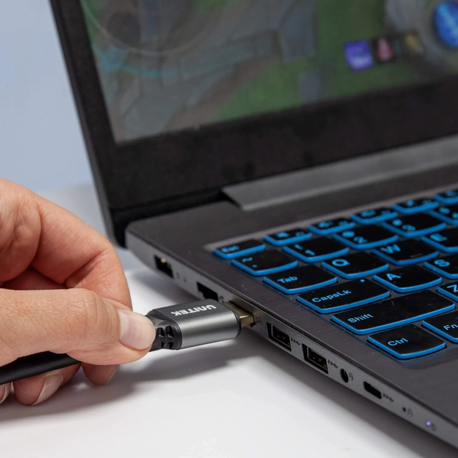 Kabel HDMI, Unitek, črno-srebrn