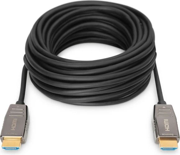 HDMI kabel 20 m, 8K, HDR, 48 Gbit/s, črn Digitus AK-330126-200-S