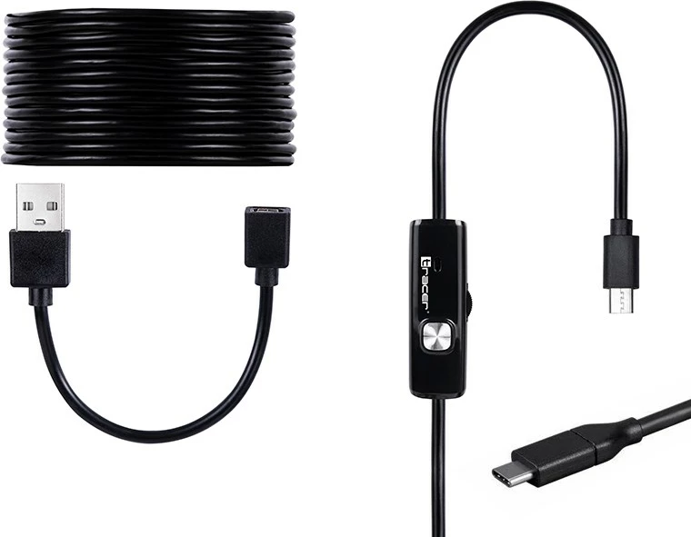 Industrijski endoskop Tracer HardWire TRAKAM46629, kot 70°, IP67, USB