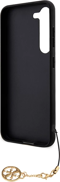 Ovitek Guess 4G Charms Collection za Samsung Galaxy A35, črn