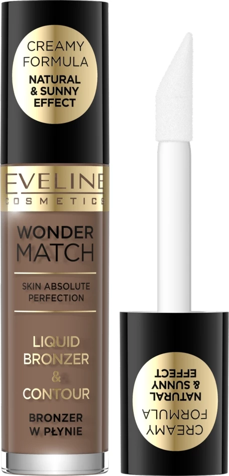 Tekuči bronzer Wonder Match 02, 4.5 ml, Eveline Cosmetics