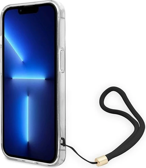 Ovitek z vrvico Guess GUOHCP14MH4STW za iPhone 14 Plus 6,7", rjav