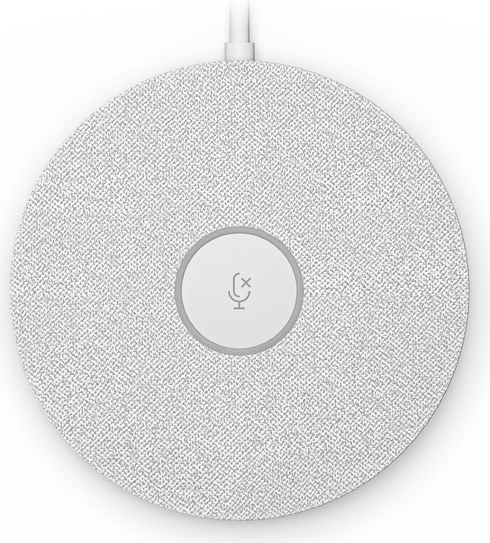 Namizni mikrofon Logitech Rally Mic Pod, bel