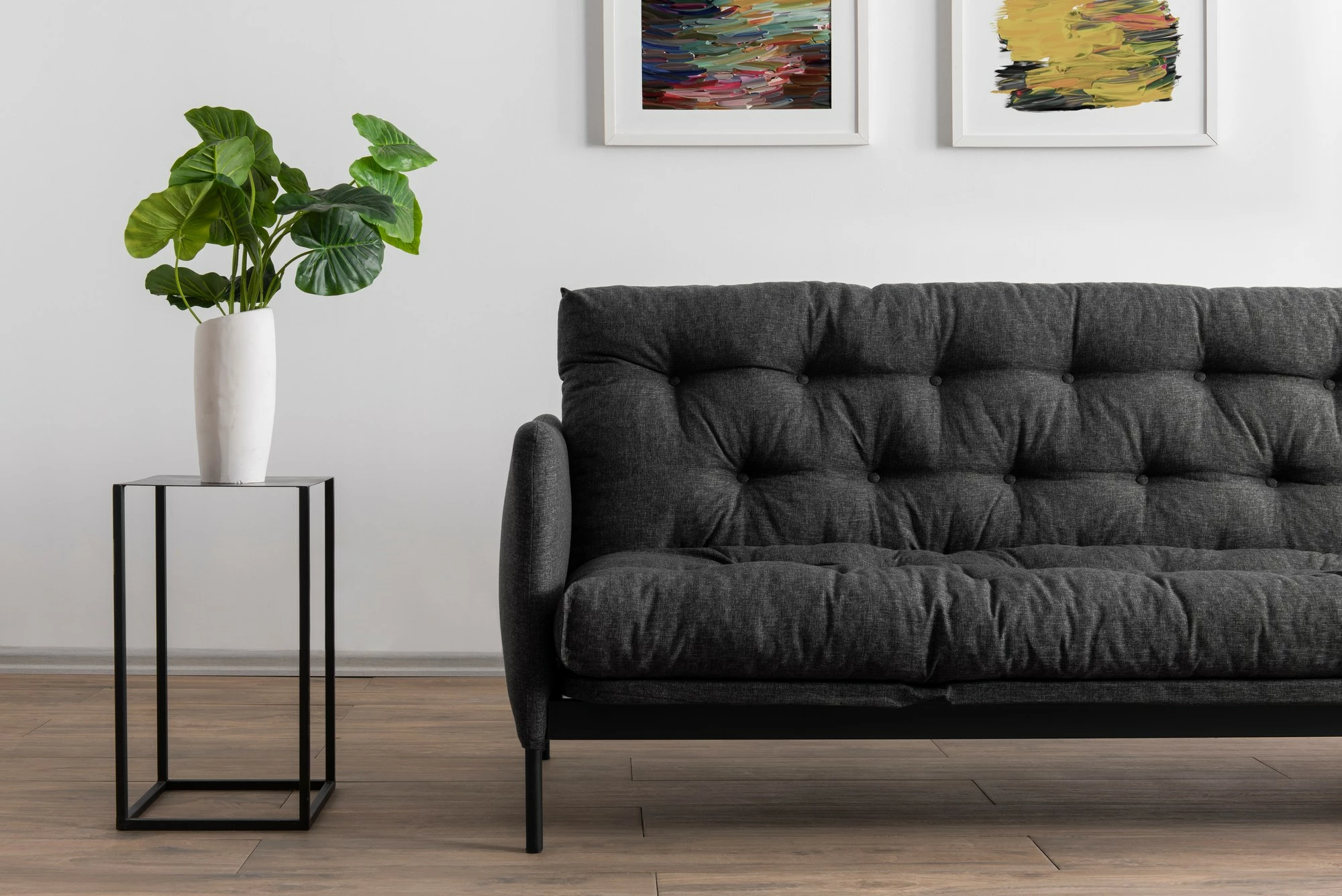 3-sedežni raztegljiv kavč Atelier del Sofa, temno siv