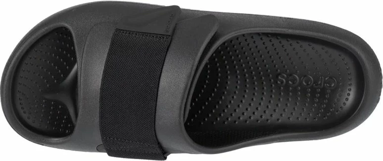 Copati za sprostitev Crocs Mellow Luxe Recovery Slide, črni