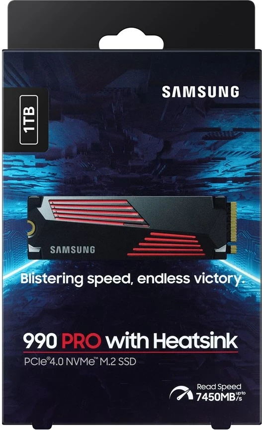SSD 1 TB M.2 PCI Express 4.0, Samsung 990 PRO, črn