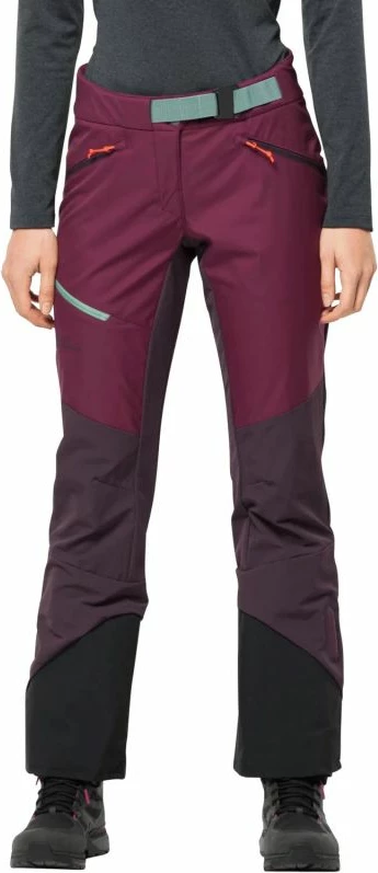 Smučarske hlače za ženske Jack Wolfskin, vijolične