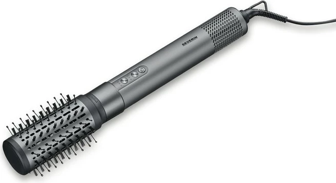 Električna krtača za lase Severin WL 0683, 1500 W, 4 nastavki, antracit/srebrna