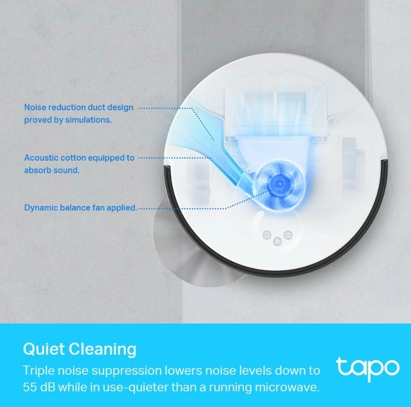 Robotski sesalnik TP-LINK Tapo RV30, 4200Pa, 5000mAh, bel