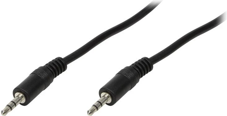 Podaljšek miniJack 10 m, črn - LogiLink