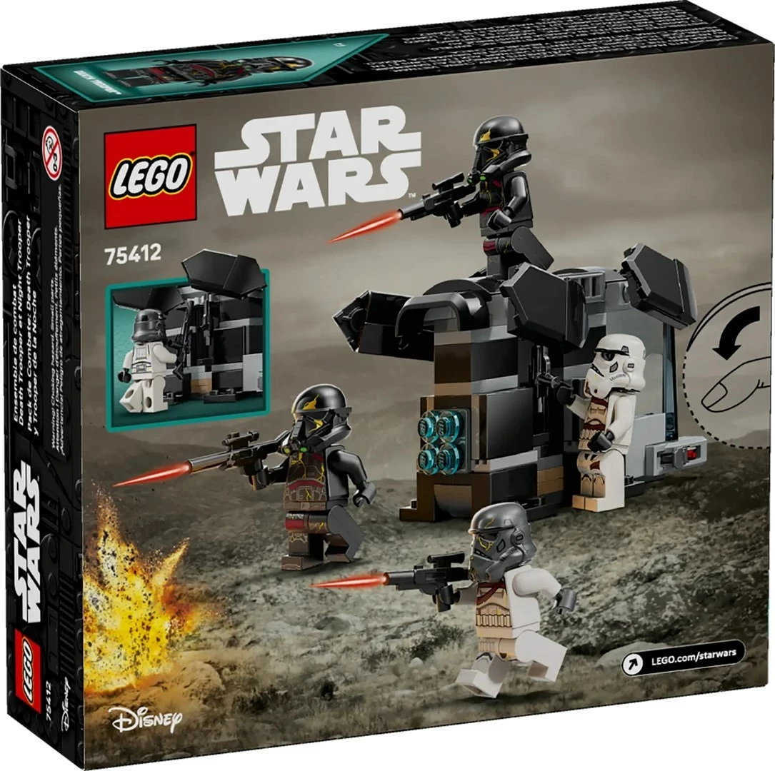 Set za bitko s Death Trooper in Night Trooper, LEGO Star Wars 75412, 119 delov, 4 minifigure