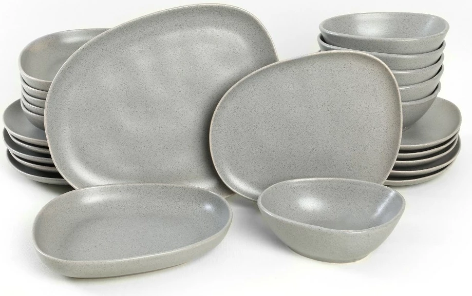 Keramičen set za obedovanje (24 kosov), Hermia, CTKYEMEKTETRA6470000000024