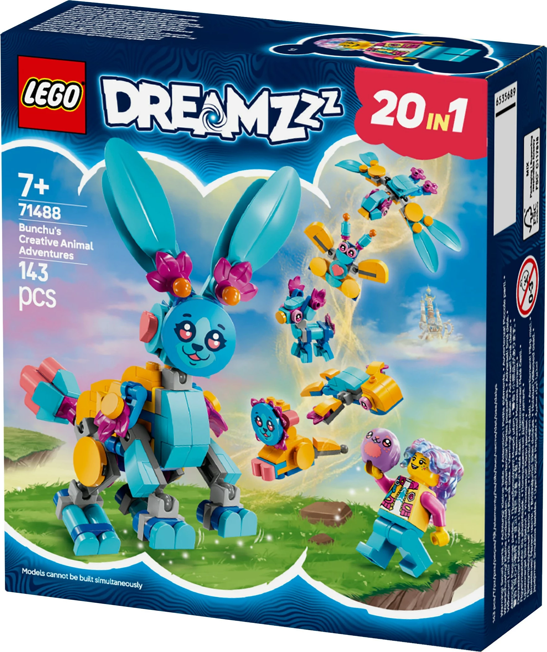 Set za sestavljanje LEGO DREAMZzz 71488, 143 kosa, večbarven
