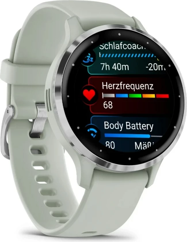 Pametna ura Venu 3S, 41 mm, AMOLED, GPS, siva - Garmin